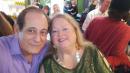 Frank DelPiano (drummer w/ One Night Stand) w/ Brenda Golden (coconuttimes.com).